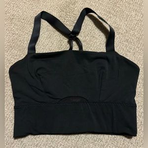 Athleta Black Longline Bra Size S